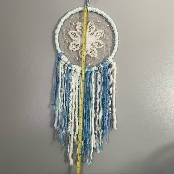 Boho Dreamcatcher Handmade Wall Decor Accent Piece crochet - Picture 5 of 13